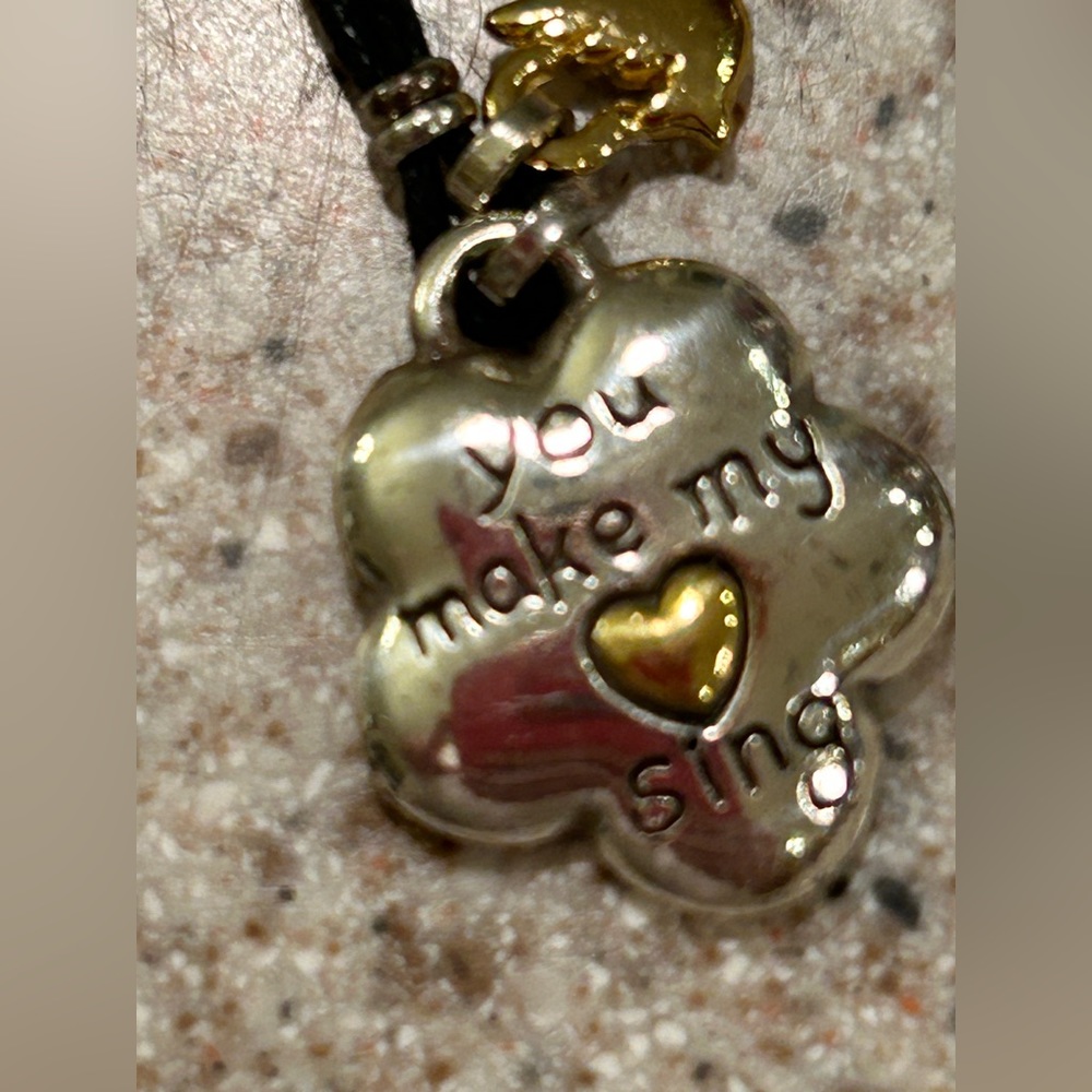 Brighton Love Song / You Make My Heart Sing Necklace NWT - Picture 3 of 11